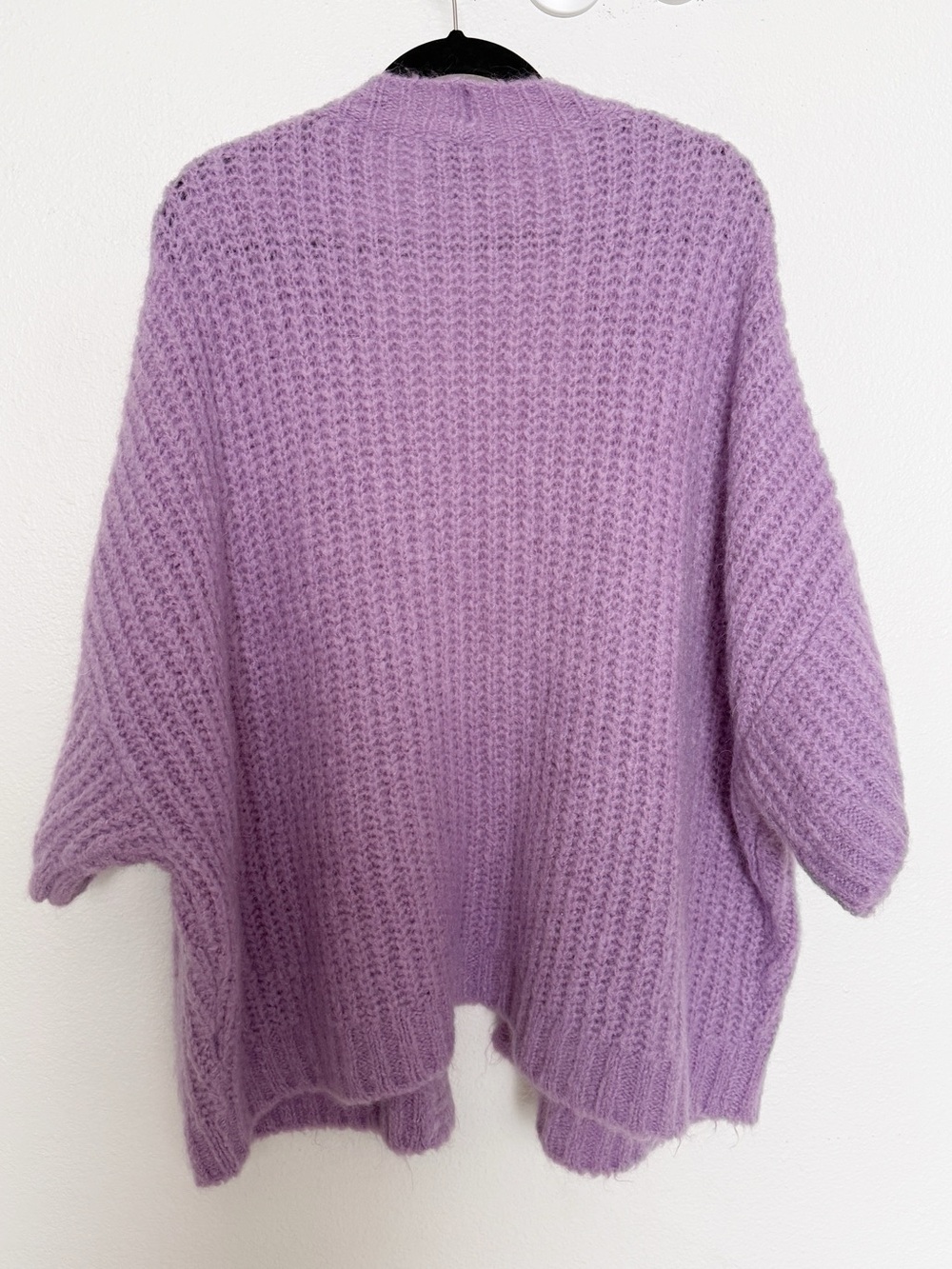 Essentiel Antwerp Castrid Mohair Cardigan Lavender Oversized Cozy - Picture 4 of 10